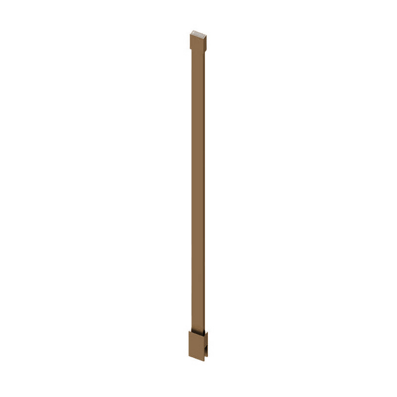 Saniclear Redro stabilisatiestang 120cm voor plafondbevestiging verouderd messing