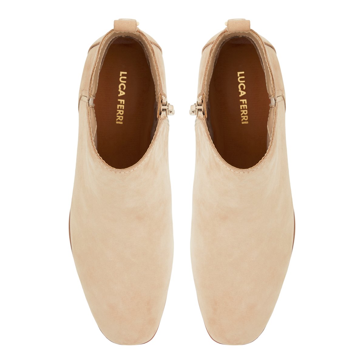 LUCA FERRI-Verita-Bottillon - Talon Bloc - Beige