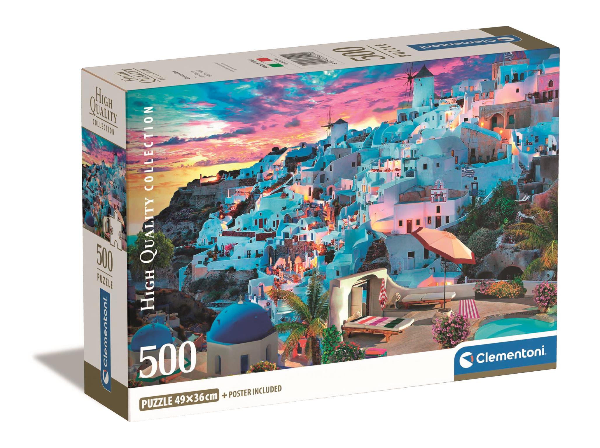 PUZZLE GREECE CLEMENTONI 500 PEÇAS