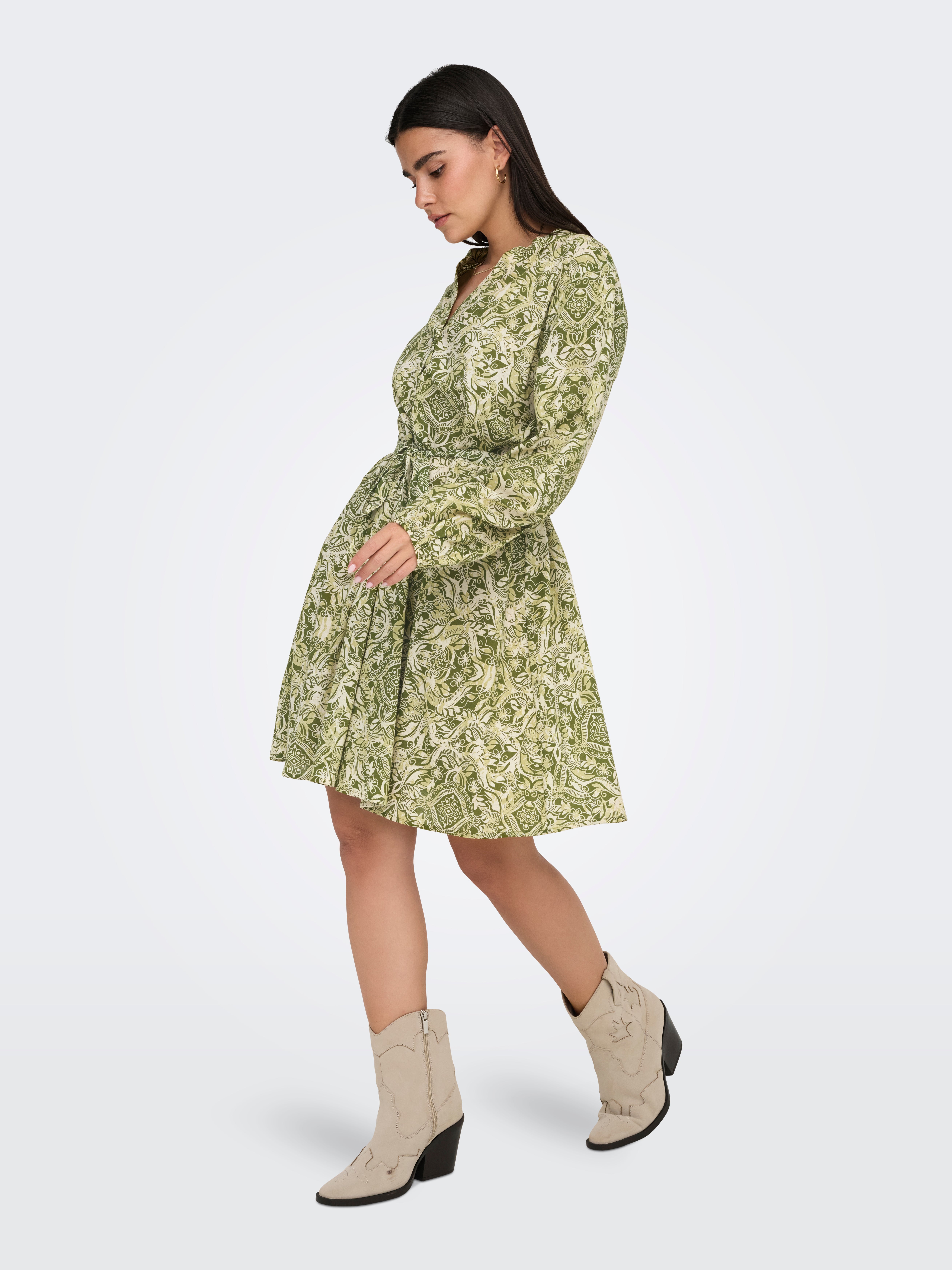 JDYANNA Kurzes Kleid Avocado