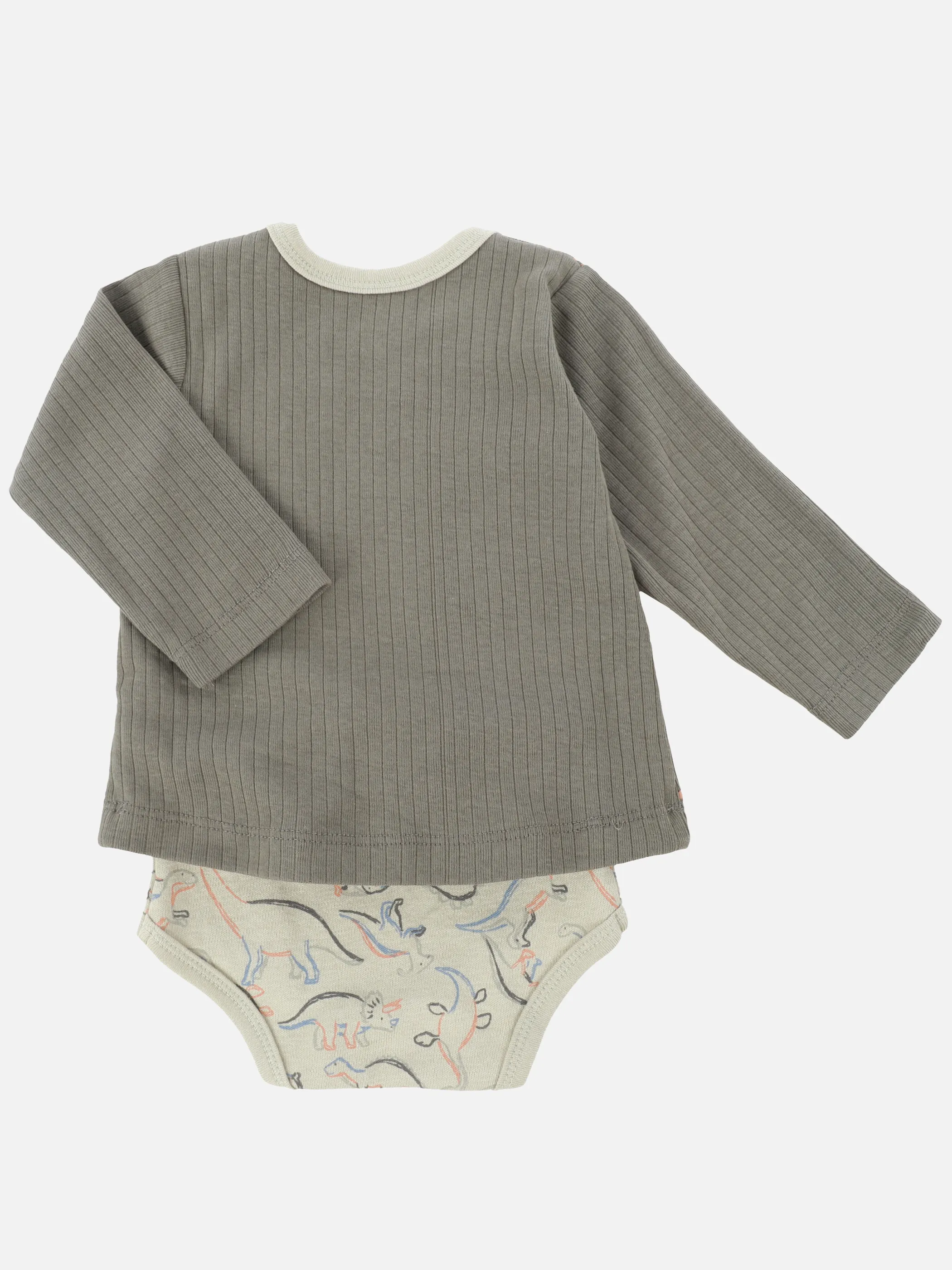 Baby Jungen Longsleeve mit angesetztem Body