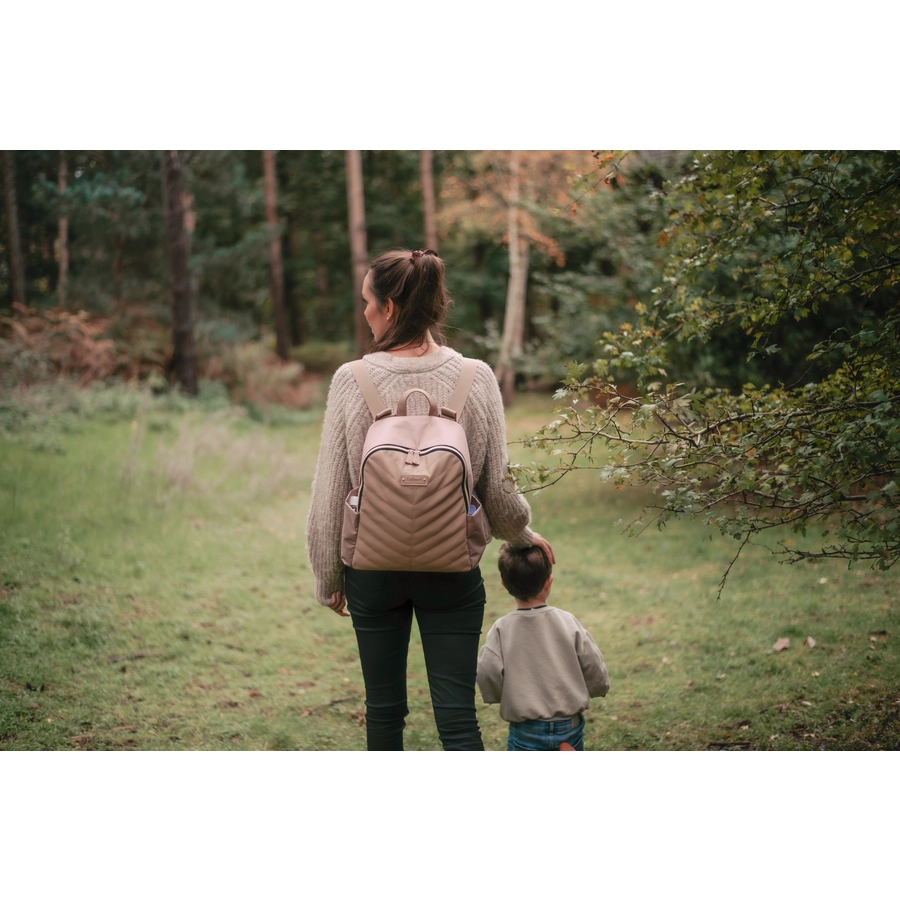 Babymel Wickelrucksack Gabby Vegan Leather Almond