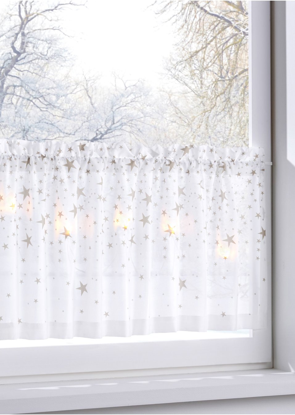 Brise-bise à LED imprimé étoiles