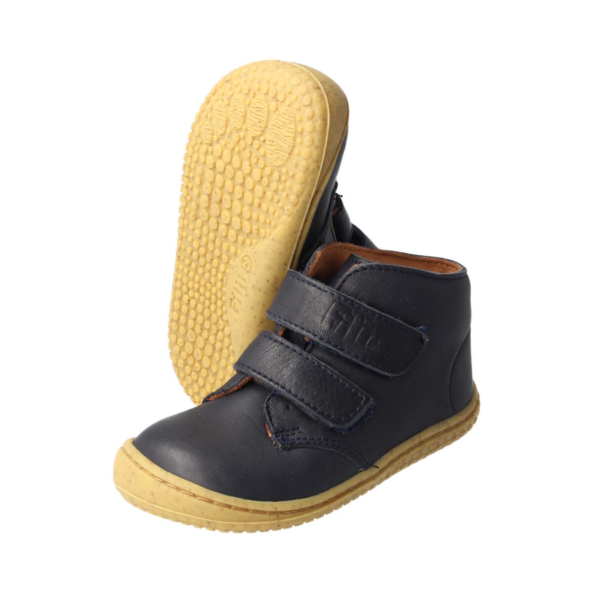 B3212-2 navy SOFT-FEET BIO-nappa leather velcro Weite/M