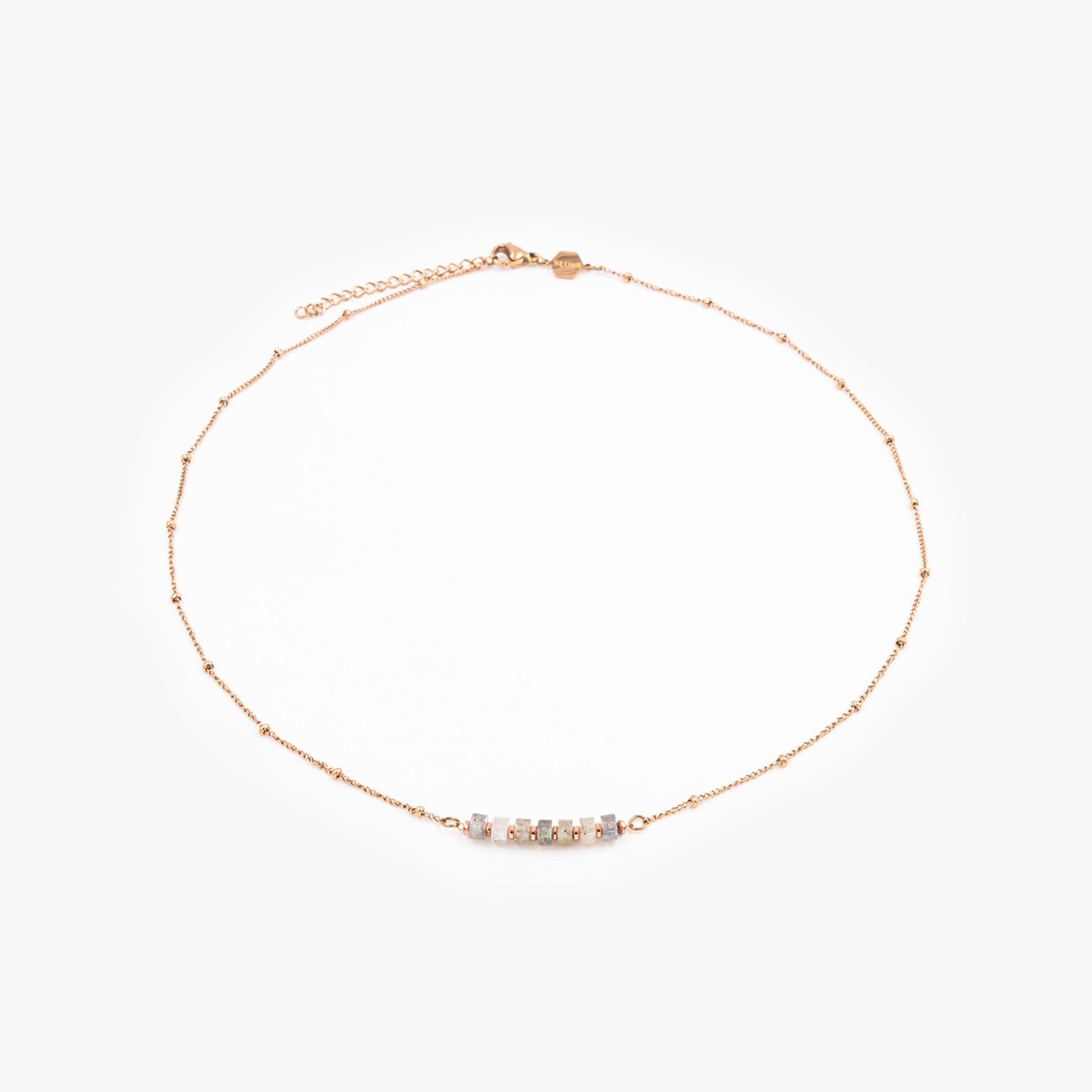 Collier Piana en pierres Labradorite