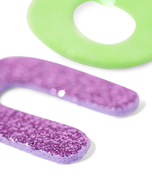 258 autocollants en mousse paillettes alphabet