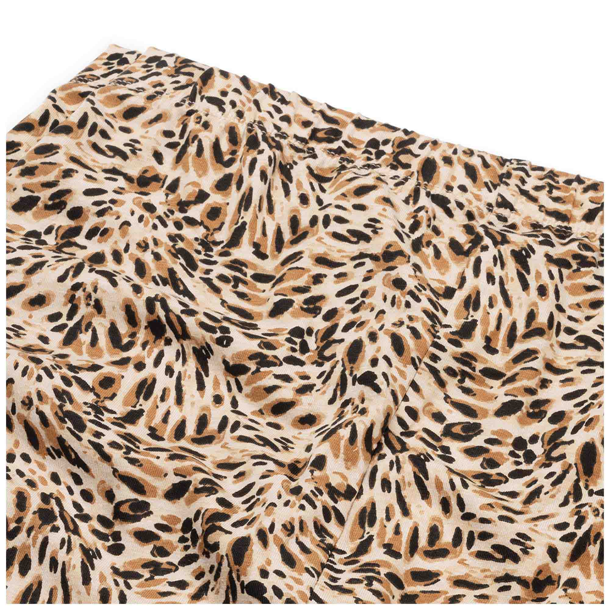 Prénatal zwangerschapsbroek lang dierenprint beige
