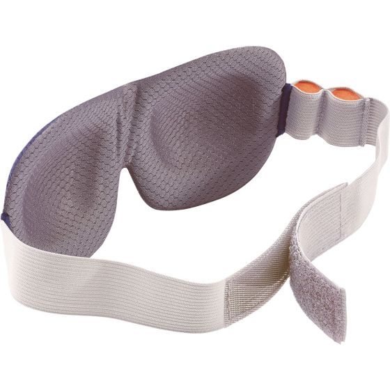 The Dreamer Eye Mask Elastische Augenmaske Licht Blockierende Schlafmaske mit Ohrstöpselhalter (733.301) - Dunkelblau