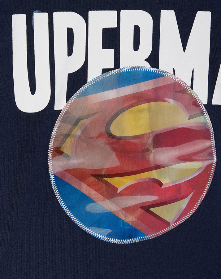 Langarmshirt NMMSUPERHERO PABLO in dunkelblau
