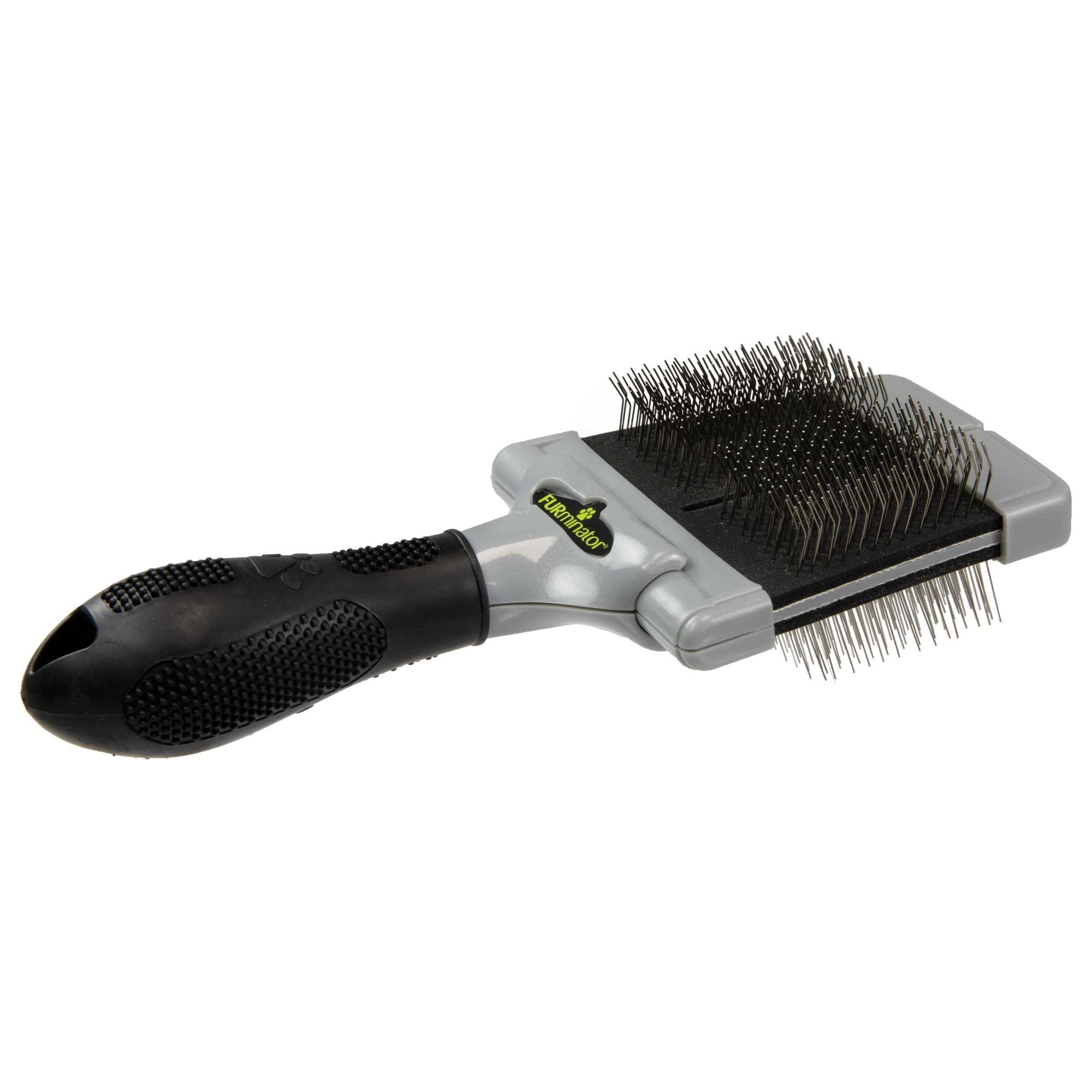 Furminator Zupfbürste Größe L - mit harten Borsten - mittellanges bis langes Fell