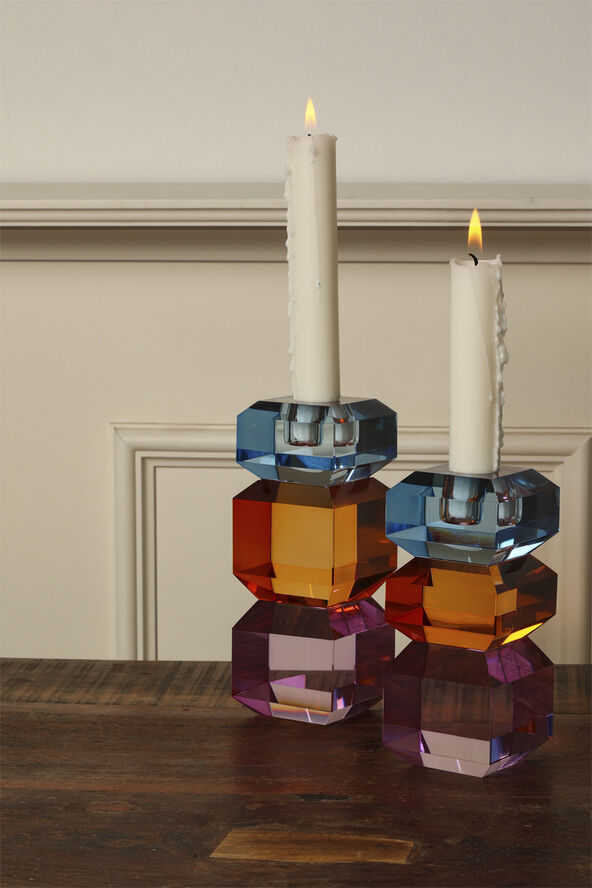 AU Maison Krystal stage, violet/rav/kobolt, 15x6x6 cm