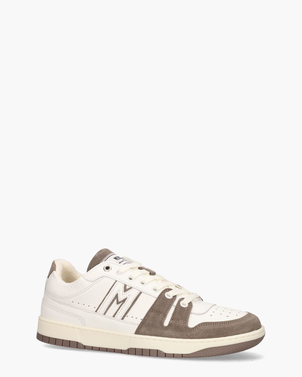 Mercer Amsterdam The Brooklyn M Wit/Taupe Herensneakers