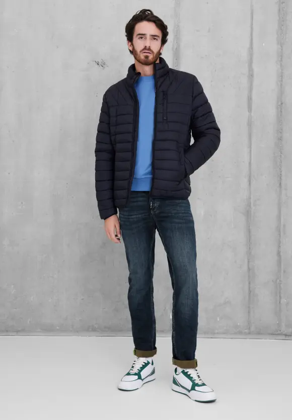 Regular Fit Jeans - deep blue vintage wash