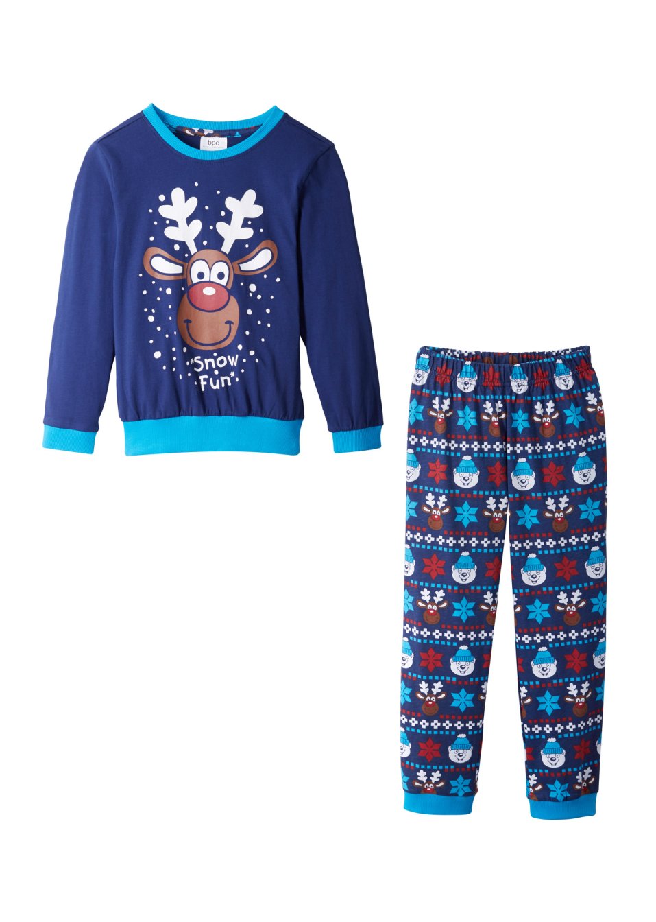 Pyjama garçon (Ens. 2 pces.) imprimé hiver