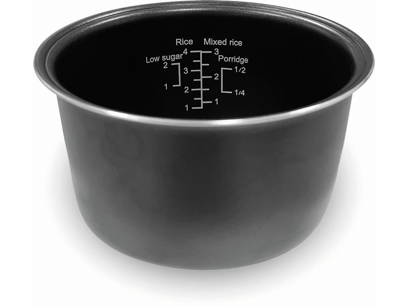 Koenig Multikocher Low Carb 1 l Reiskocher mit LED-Display
