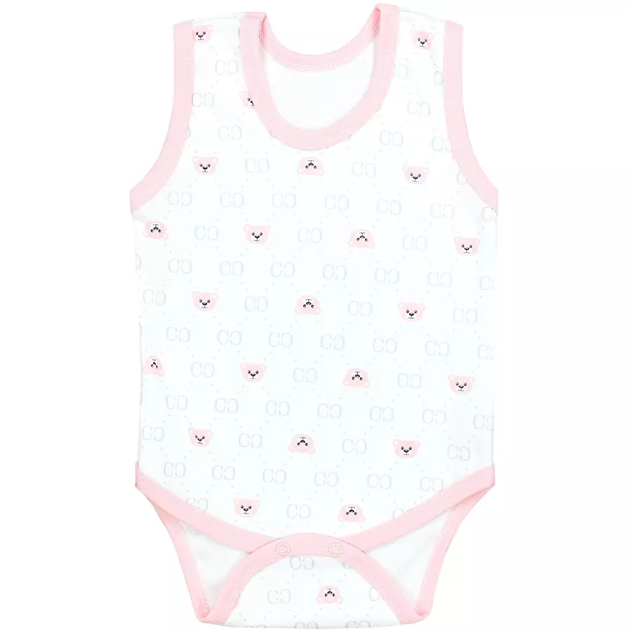 TupTam Baby Mädchen Achselbody 5er Pack rosa Modell 1