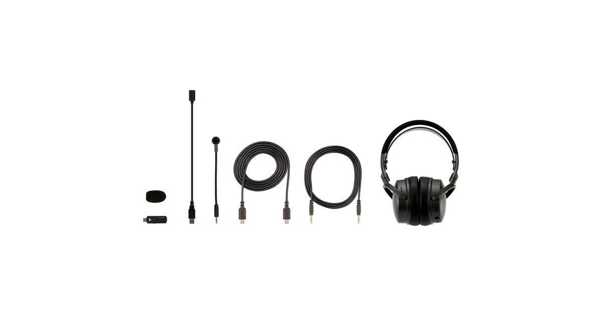 AudezeMaxwell over-ear gaming headset  (Zwart, Pc, PlayStation 5)