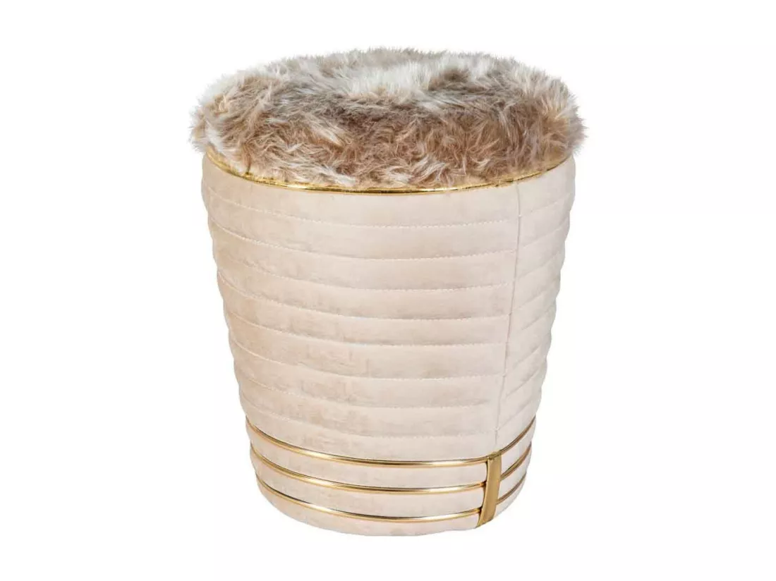 Tabouret Design en Tissu 