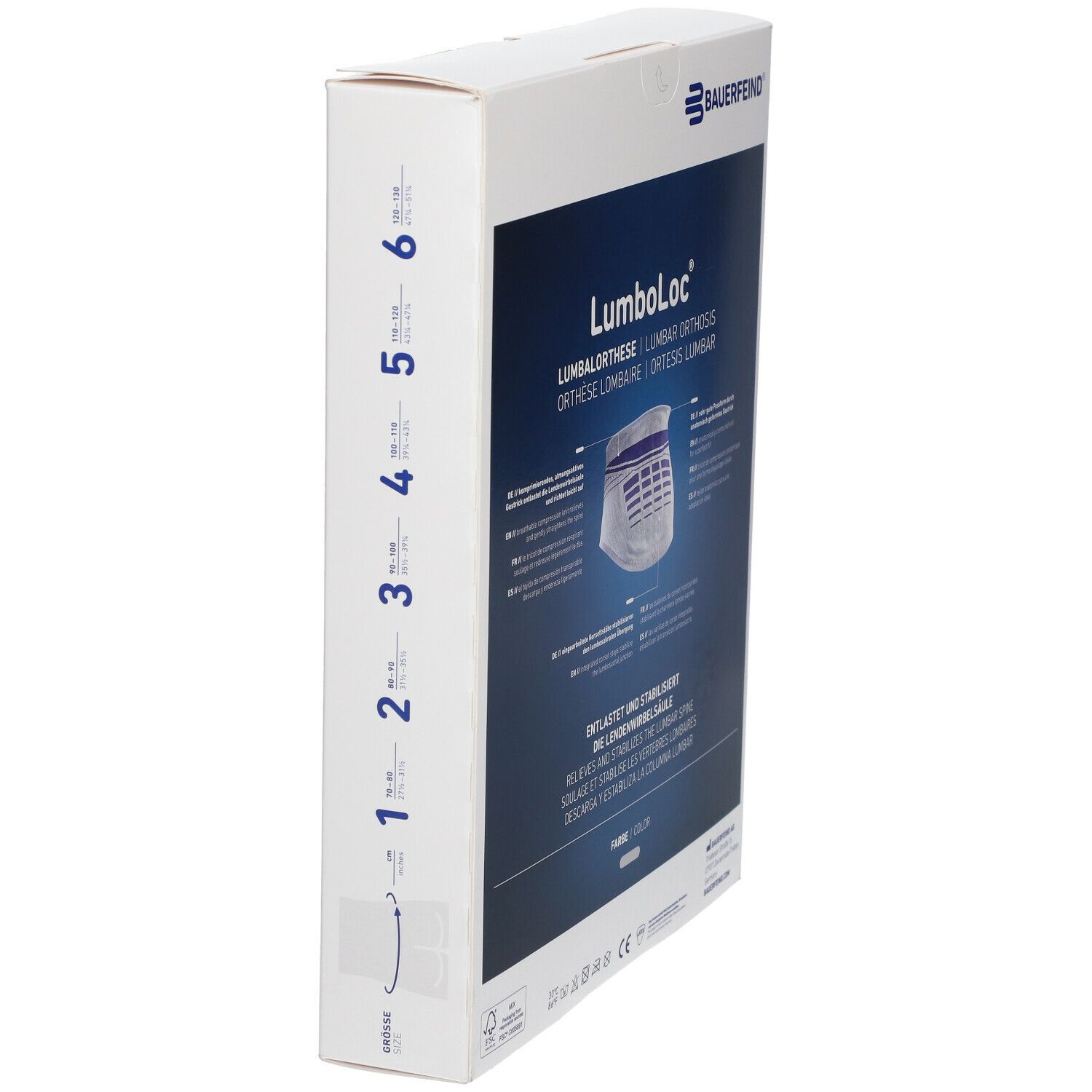 LumboLoc® Rückenstütz Bandage Gr.2 titan