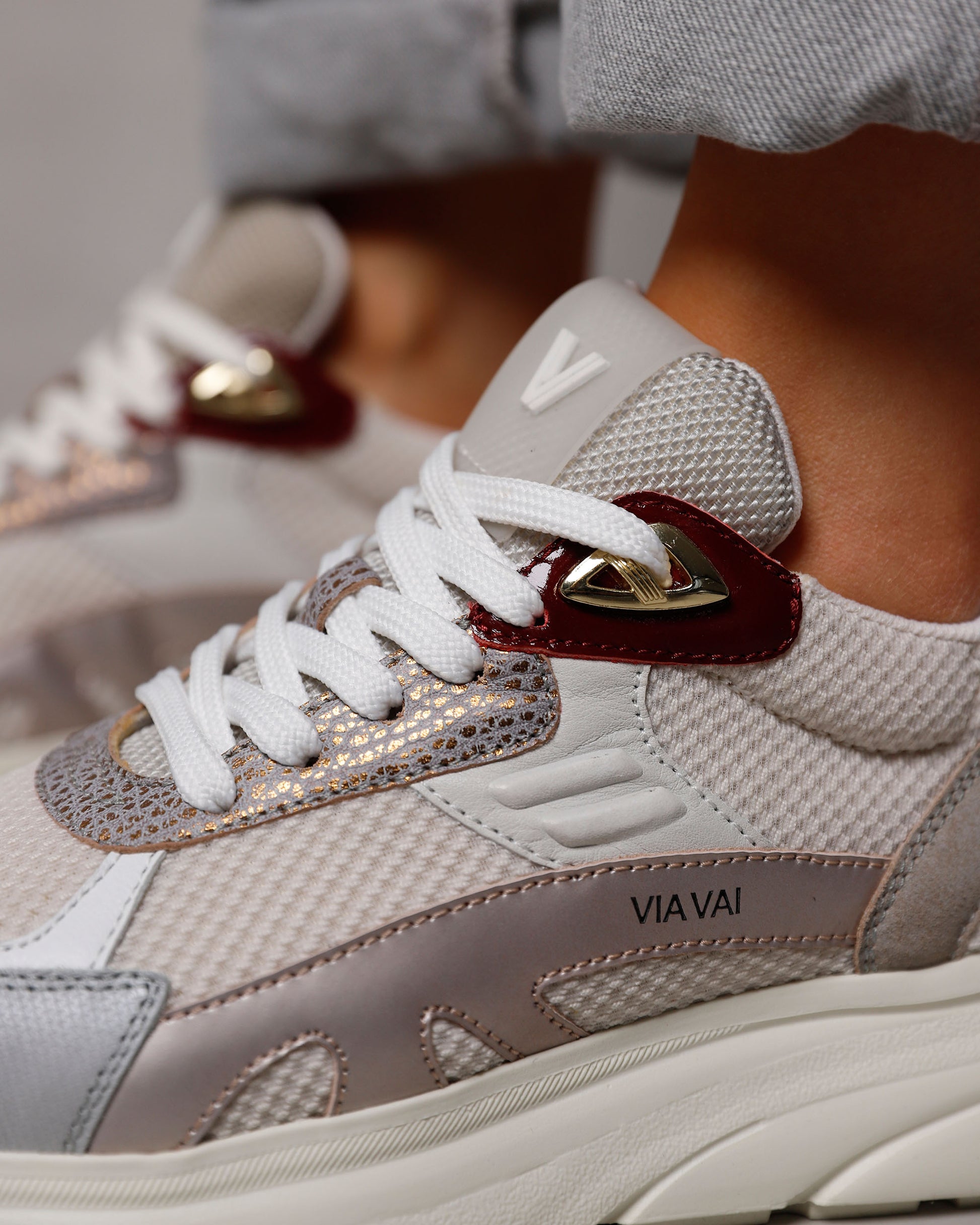 VIA VAI meerkleurige dames sneakers Vic Harmony