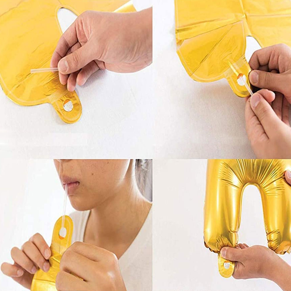 (40cm) Welcome Home Ballon Girlande Party Dekoration Accessoires Luftballons - Roségold