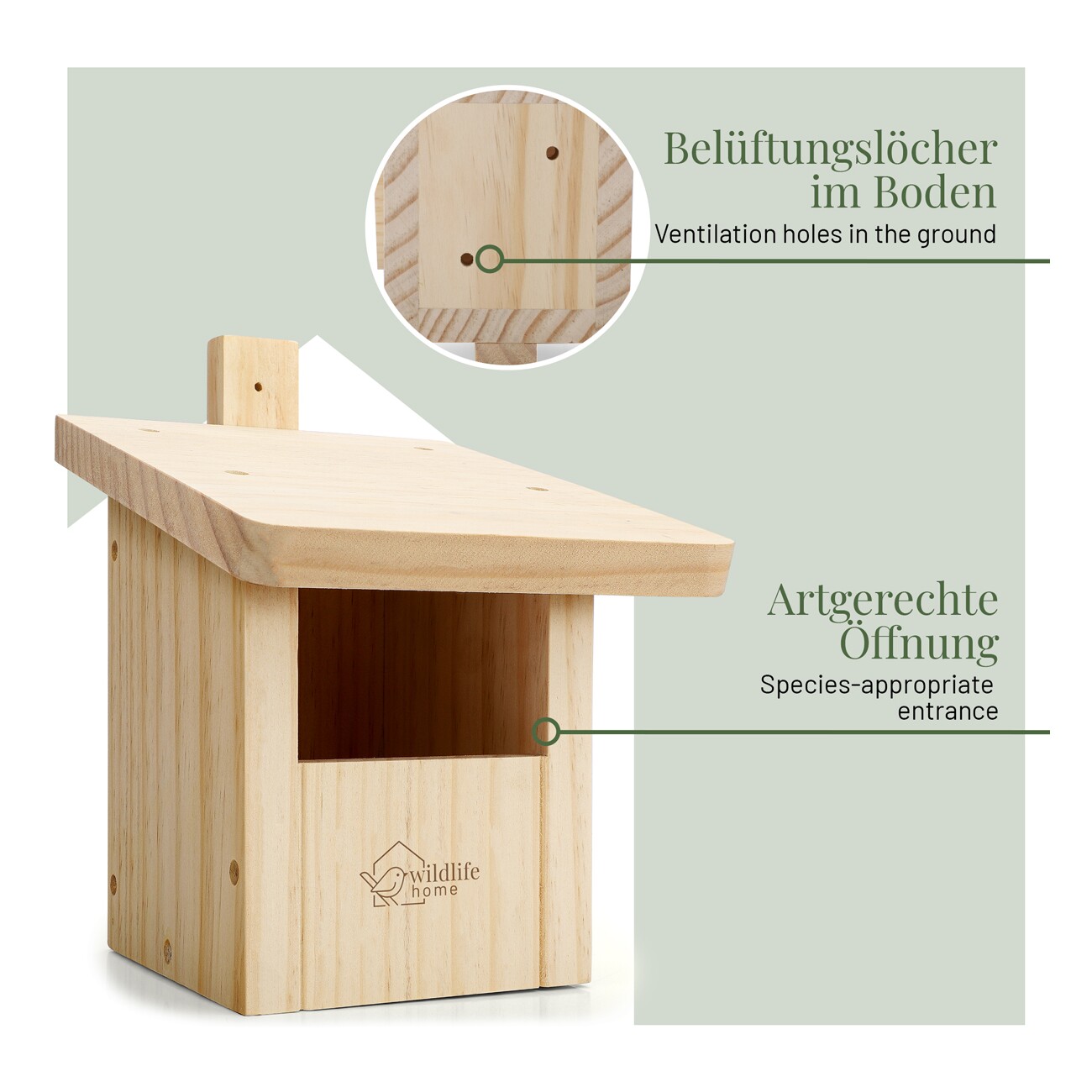 WILDLIFE HOME Nistkasten für Rotschwänzchen