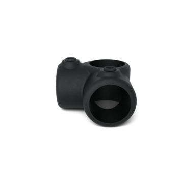 Novidade steigerbuis koppelstuk hoekstuk zwart ø 21 mm