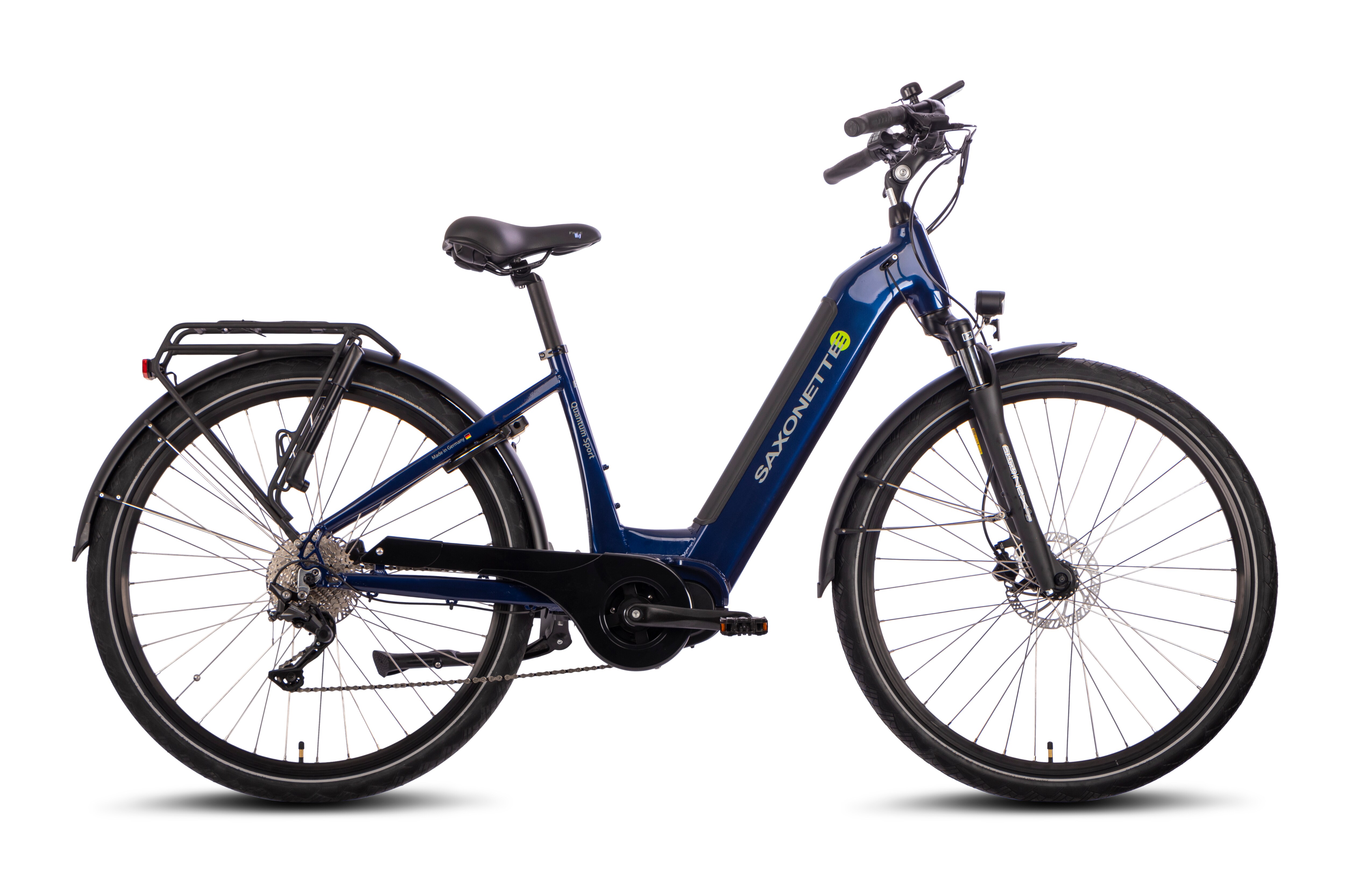Quantum Sport Wave 10 Gang Bafang Mittelmotor Nightblue
