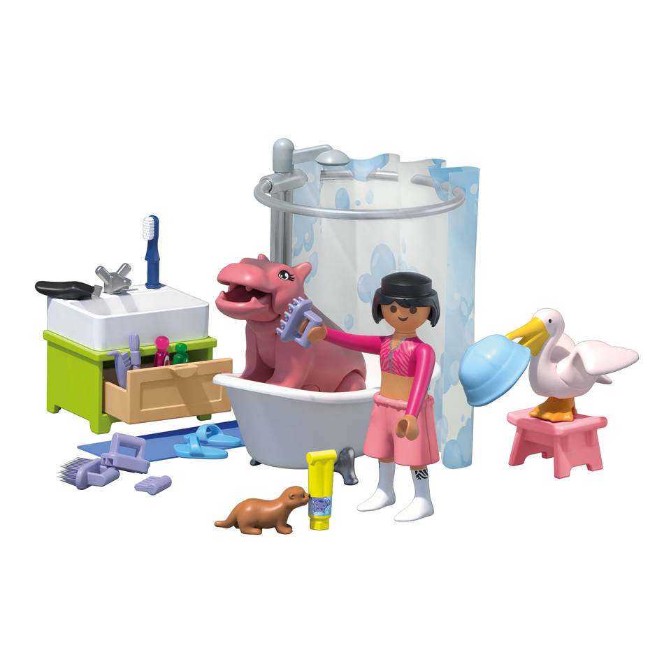 PLAYMOBIL Animals & Friends dierenbadplezier 71950