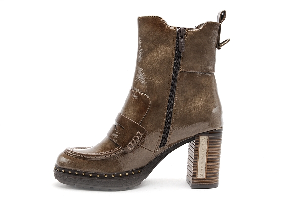 Mustang boots bottine talons femme 1336511 marron