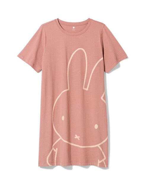 chemise de nuit femme Miffy marron clair