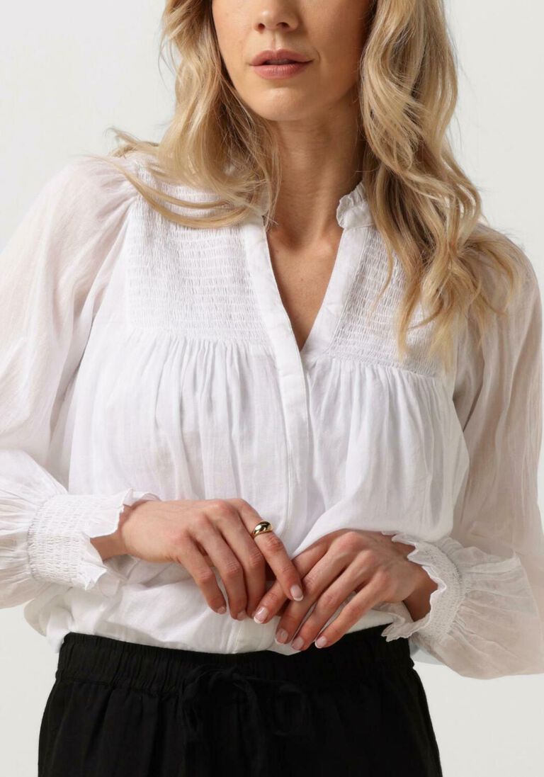 NEO NOIR witte neo noir blouse jill s voile blouse
