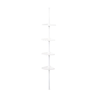 Etagère d'angle de douche extensible Gina blanche