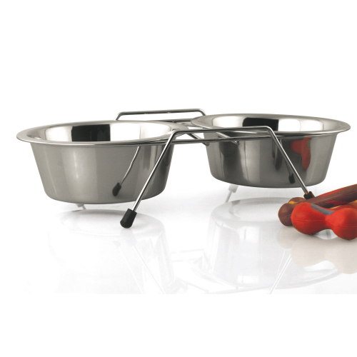 Suporte DUVO com alimentadores de aço (11 cm 240 ml)