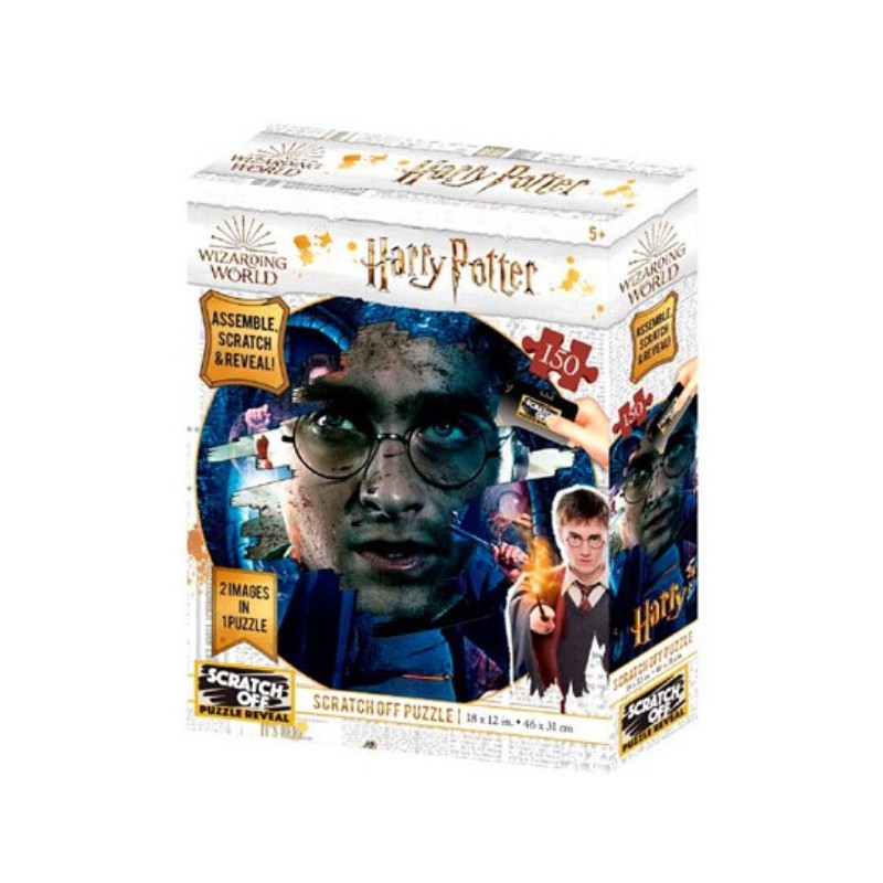 Puzzle 150 pièces à gratter - Harry Potter