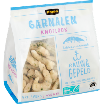 Jumbo Garnalen Knoflook 450 g