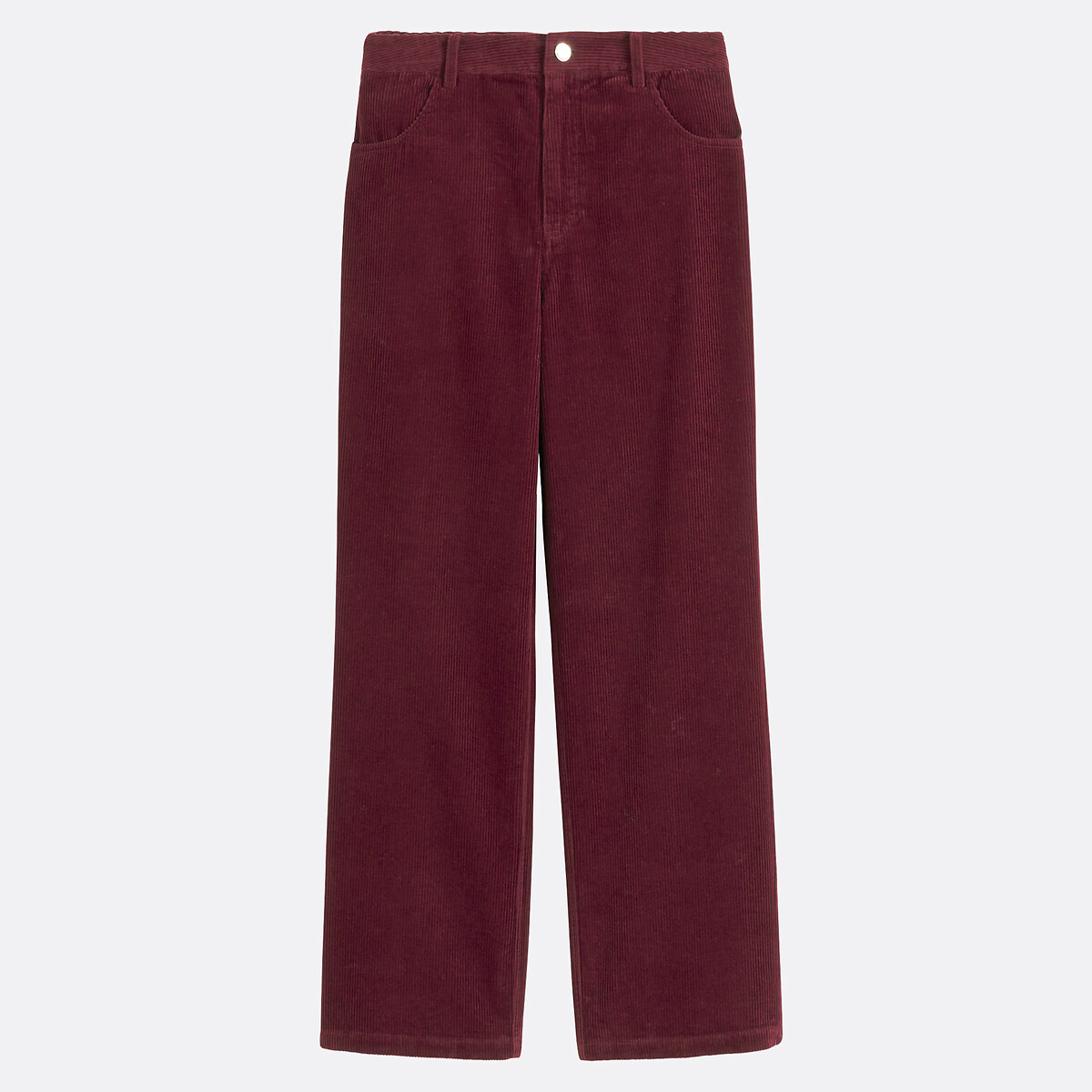 COLEÇÕES LA REDOUTE<br>Jeans largos de veludo cotelê