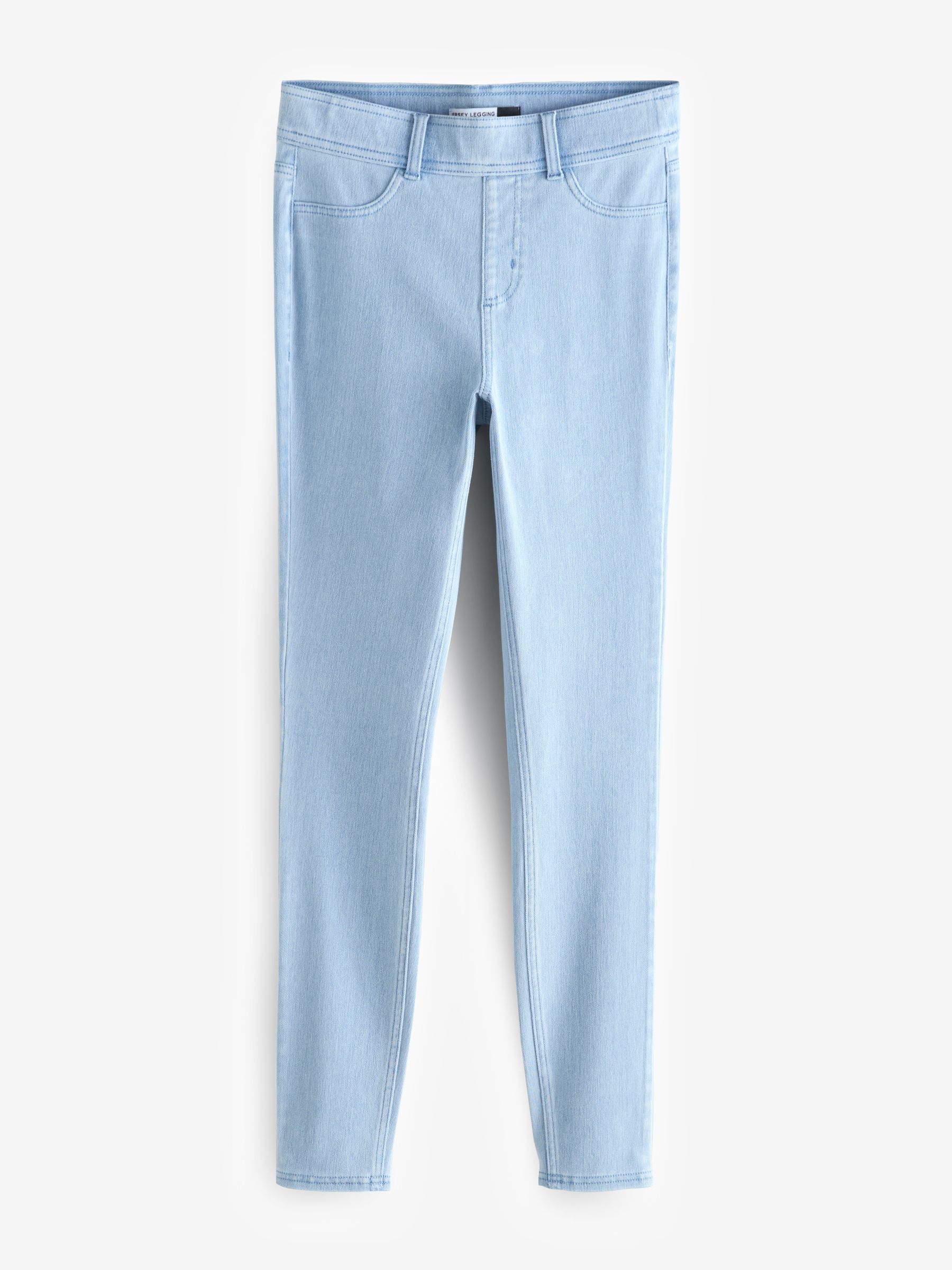 Vaalblauw - Legging van jersey-denim