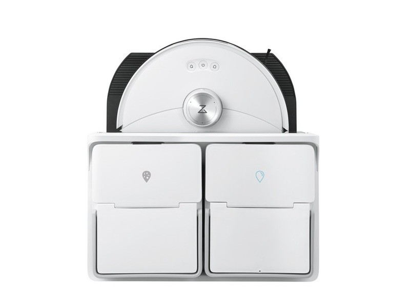 Roborock - S8 MaxV Ultra Robotstøvsuger og Gulvvasker med Selvrensende Station - Hvid