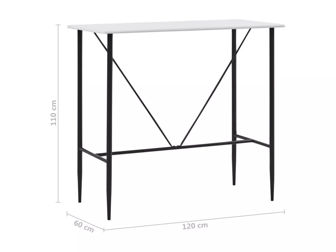 Ensemble de bar 5 pcs Plastique Noir