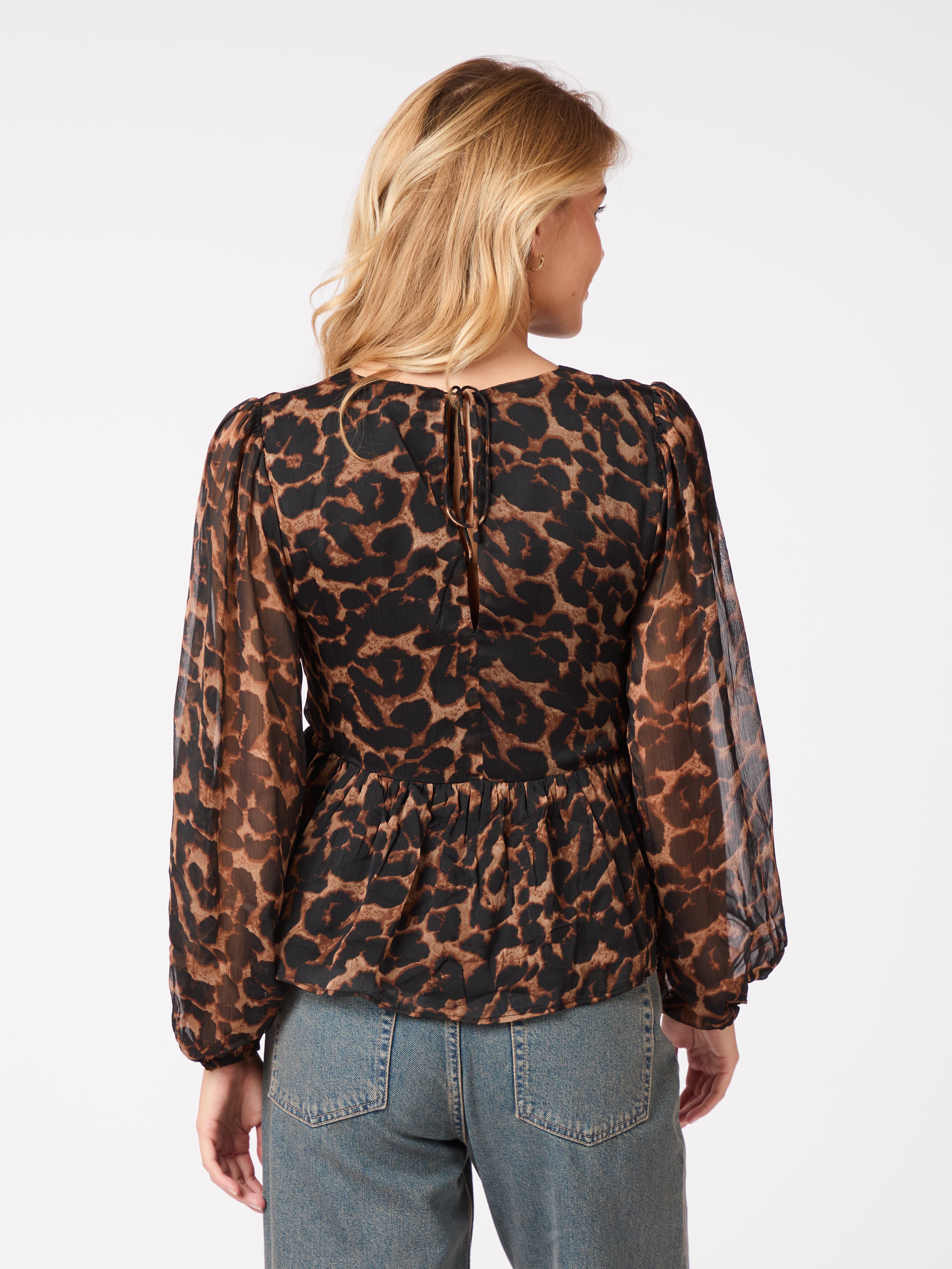 Neo Noir  Timmy Leo bluse - Leopard