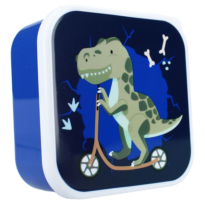 Prêt - Snackbox - Eat Drink Repeat - 3-er Set - Dino