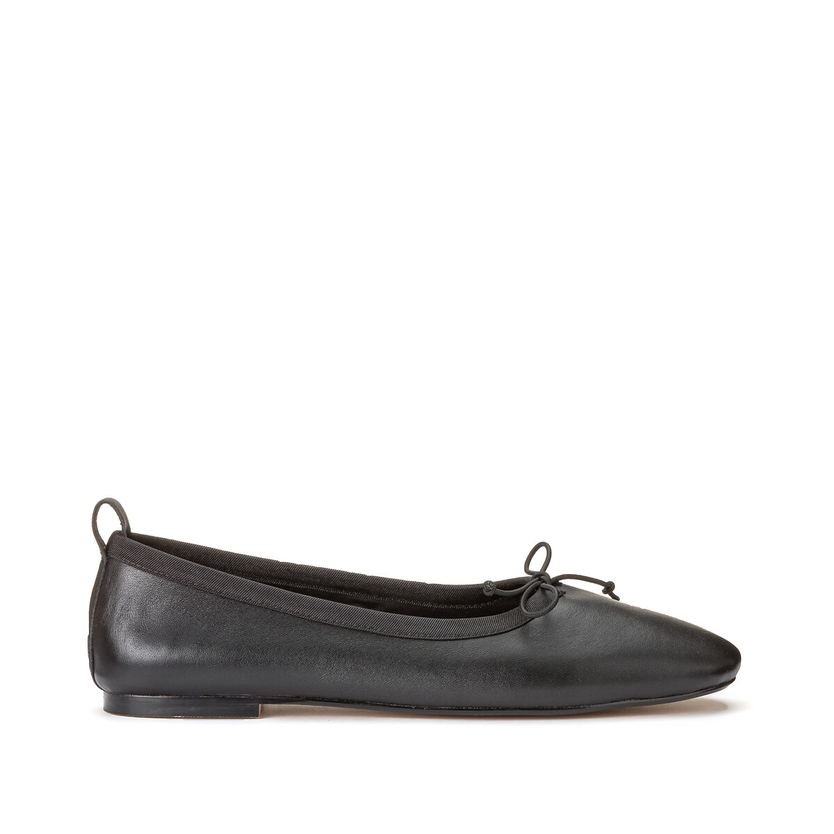COLEÇÃO LA REDOUTE<br>Sapatilhas de couro com laço