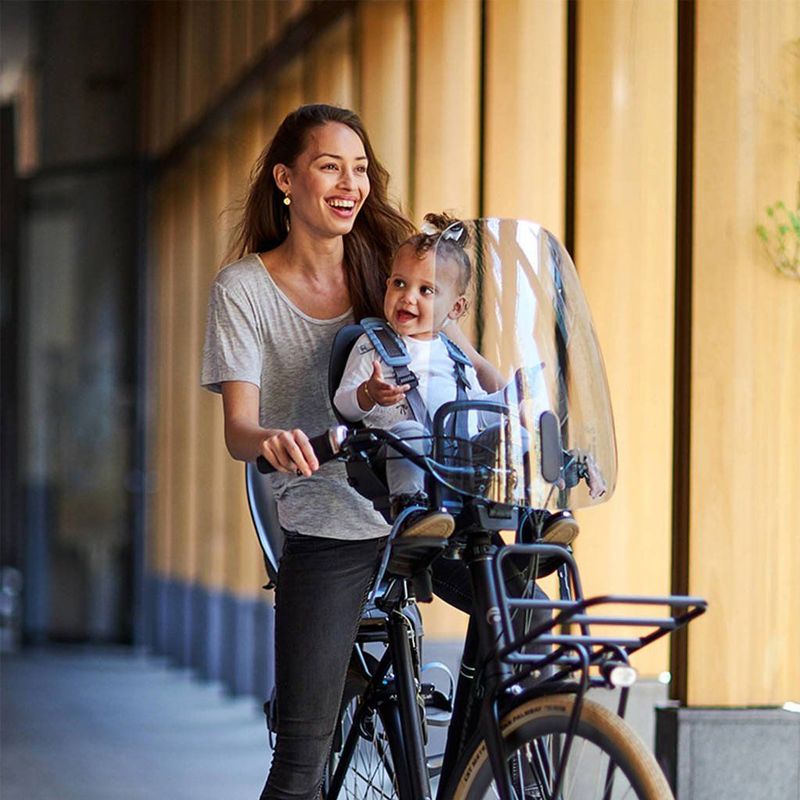 Urban Iki Fietsstoeltje - Voorop - Bincho Black - Inclusief Montagemateriaal