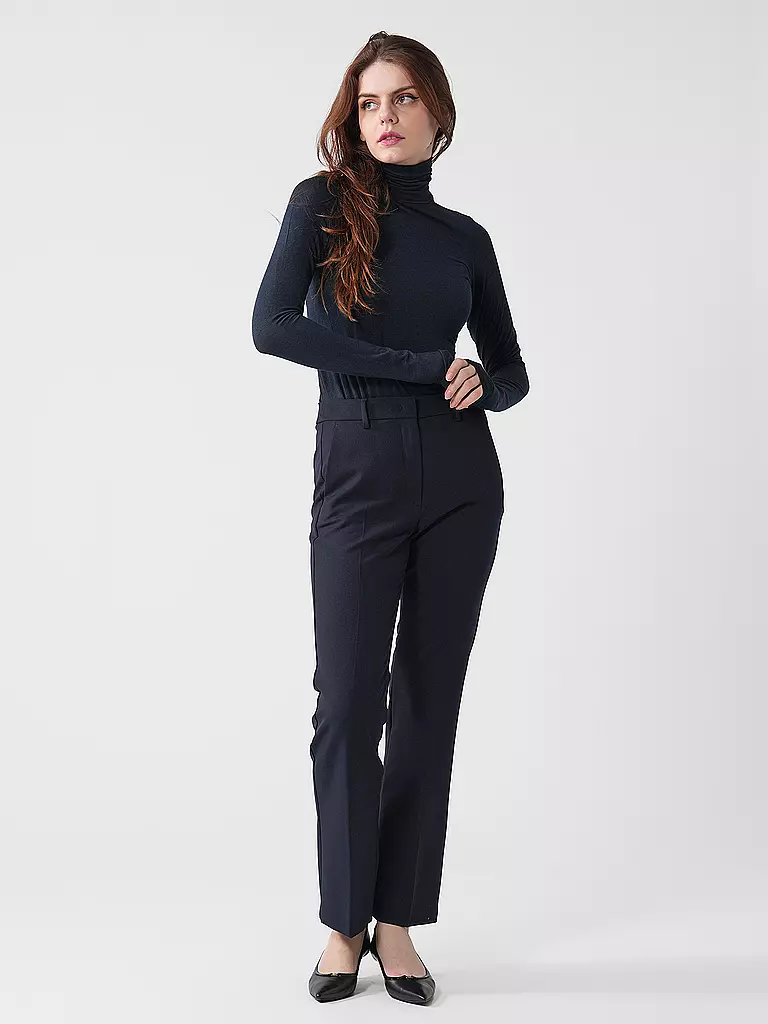 TELA Rollkragenshirt MATHILDE dunkelblau