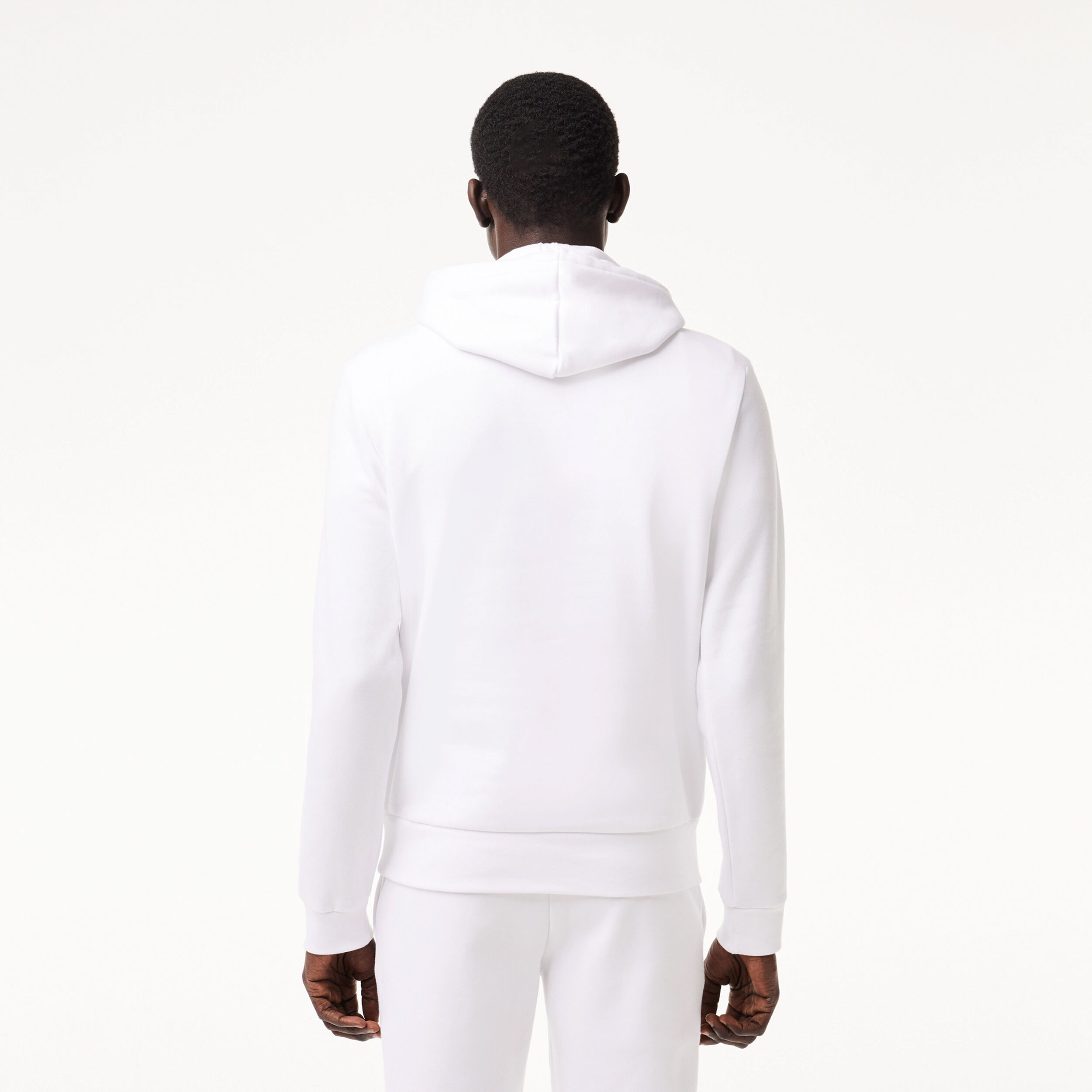 Lacoste Sweat À Capuche Hommes - Blanc