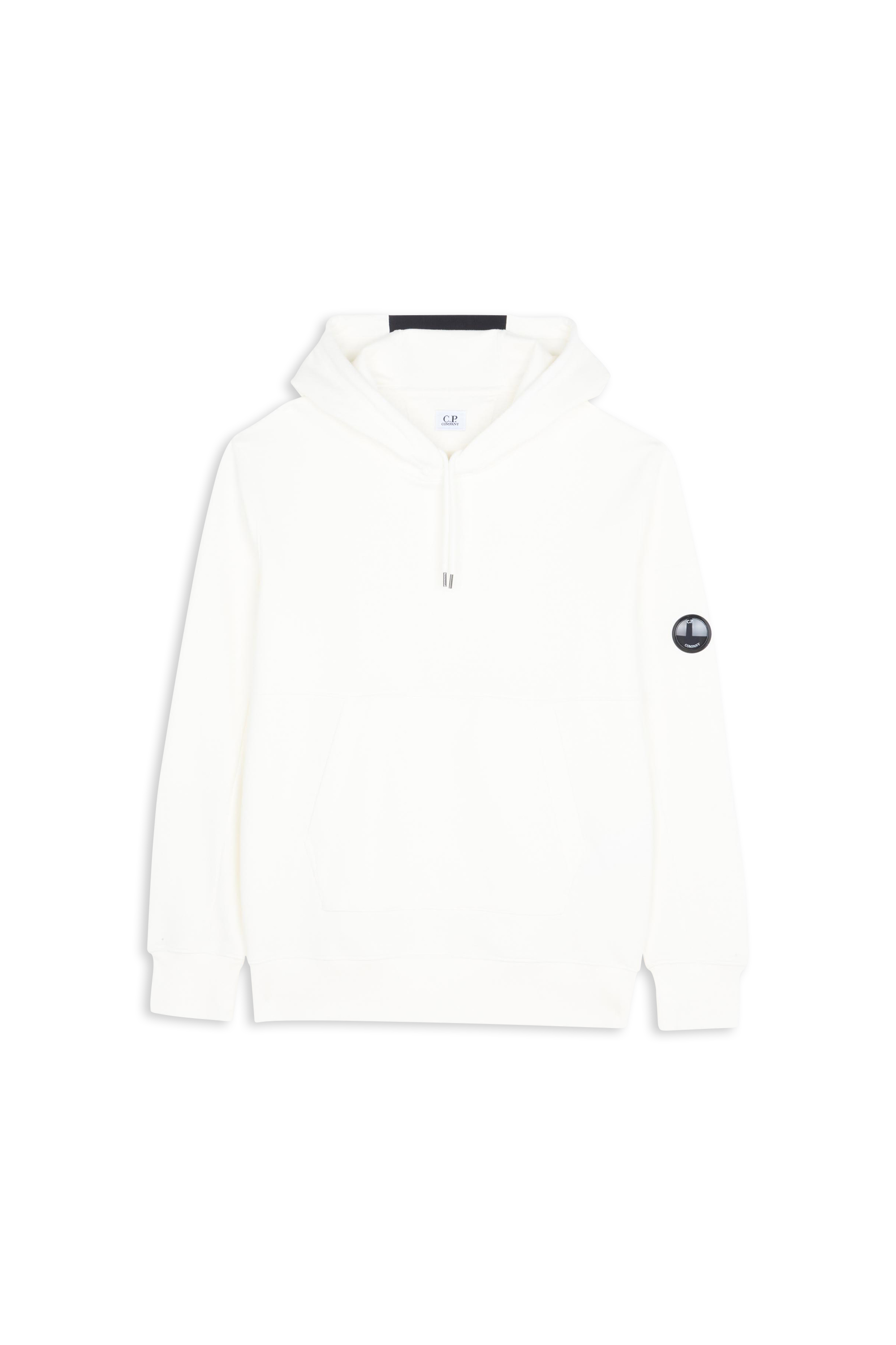 C.P. COMPANY Hoodie DIAGONAL RAISED FLEECE  Blanc
