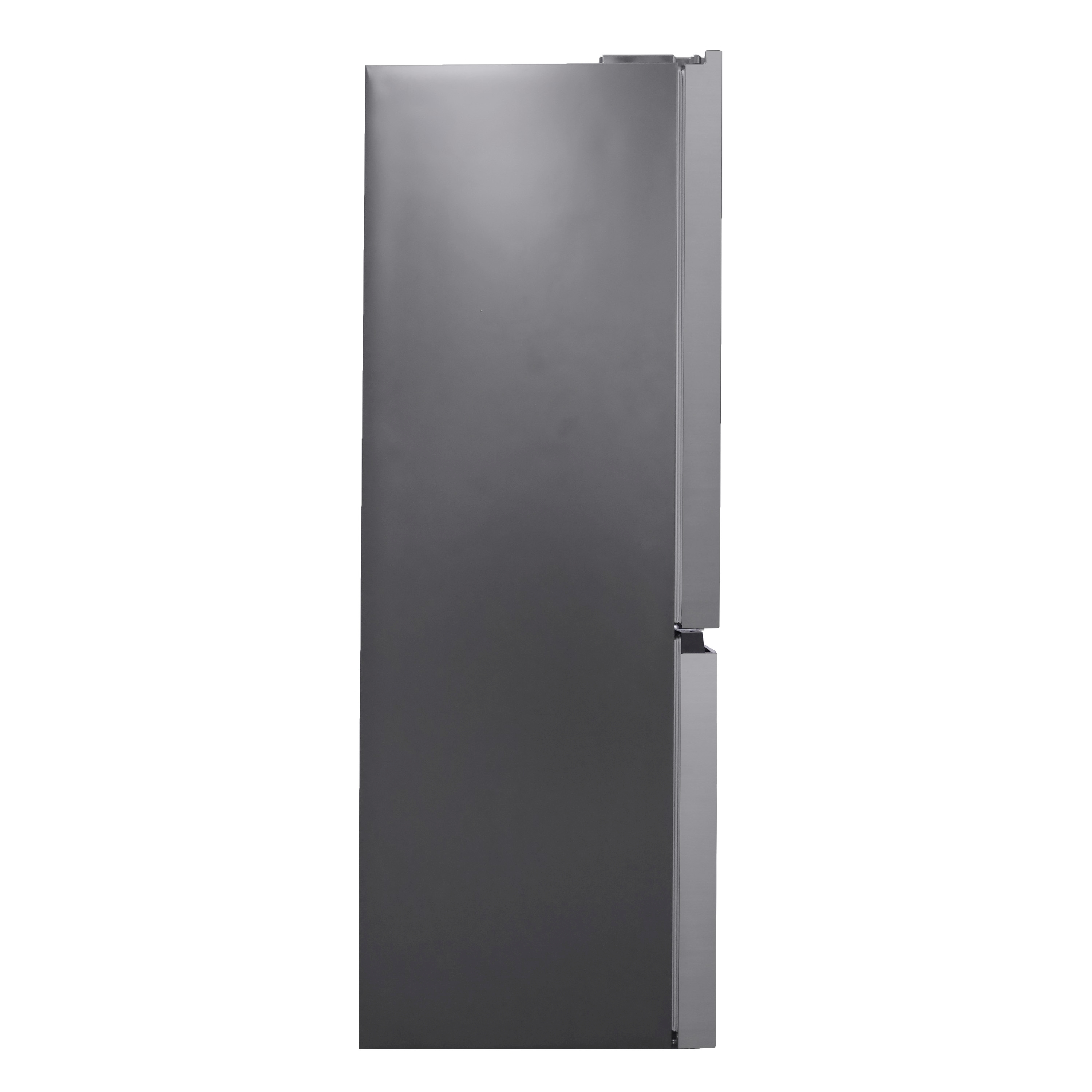 Kühlschrank mit Gefrierer 362L silbergrau