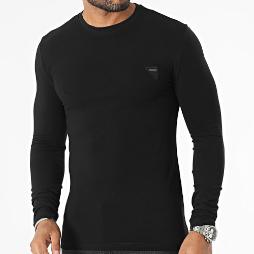 Tee Shirt Slim Chicago MMKL00331 Noir
