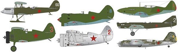 Vallejo - Model Air Maling Sæt - Soviet Air Force Pre-War To 1941 - 8X17 ML